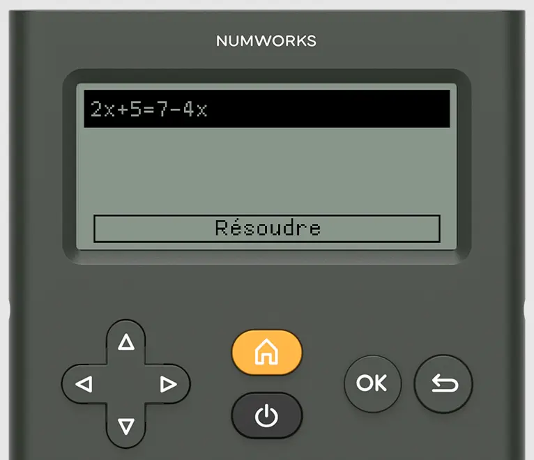 La calculatrice scientifique dans l'application Statistiques