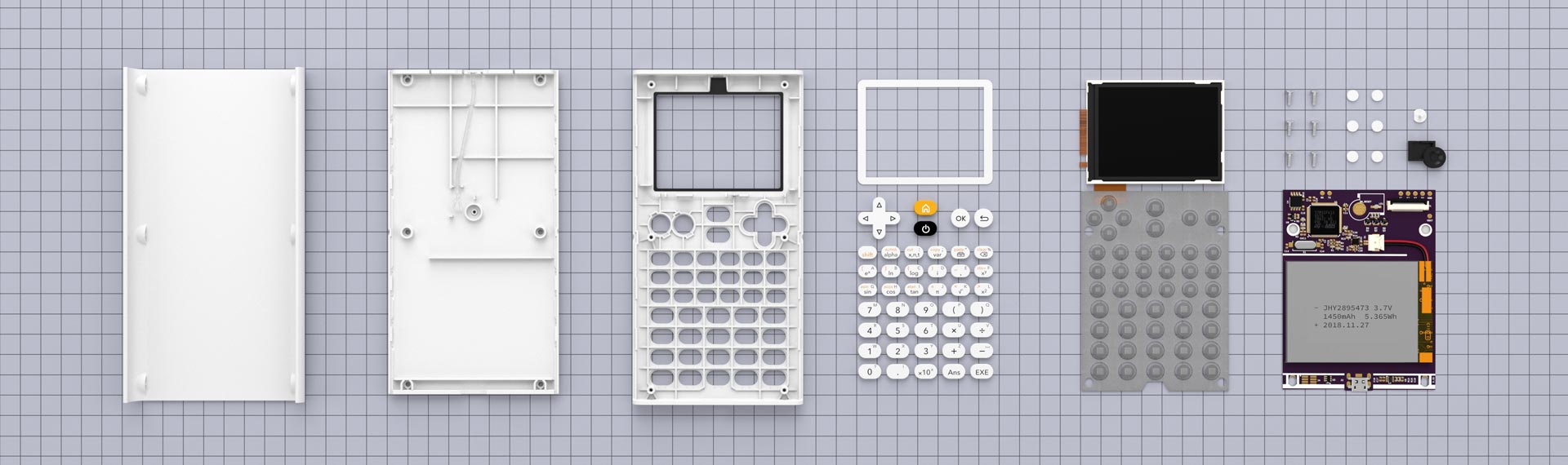 NumWorks calculator parts