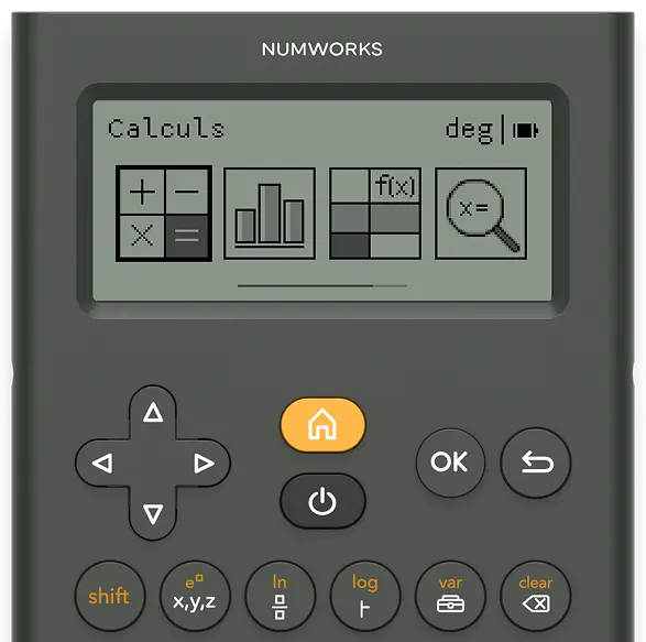 La calculatrice scientifique NumWorks